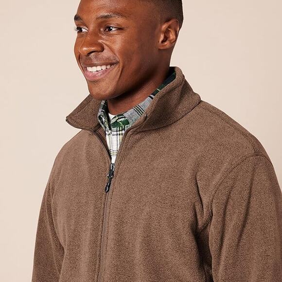 New XL Mens Full Zip Polar Fleece Jacket - Picture 3 of 5